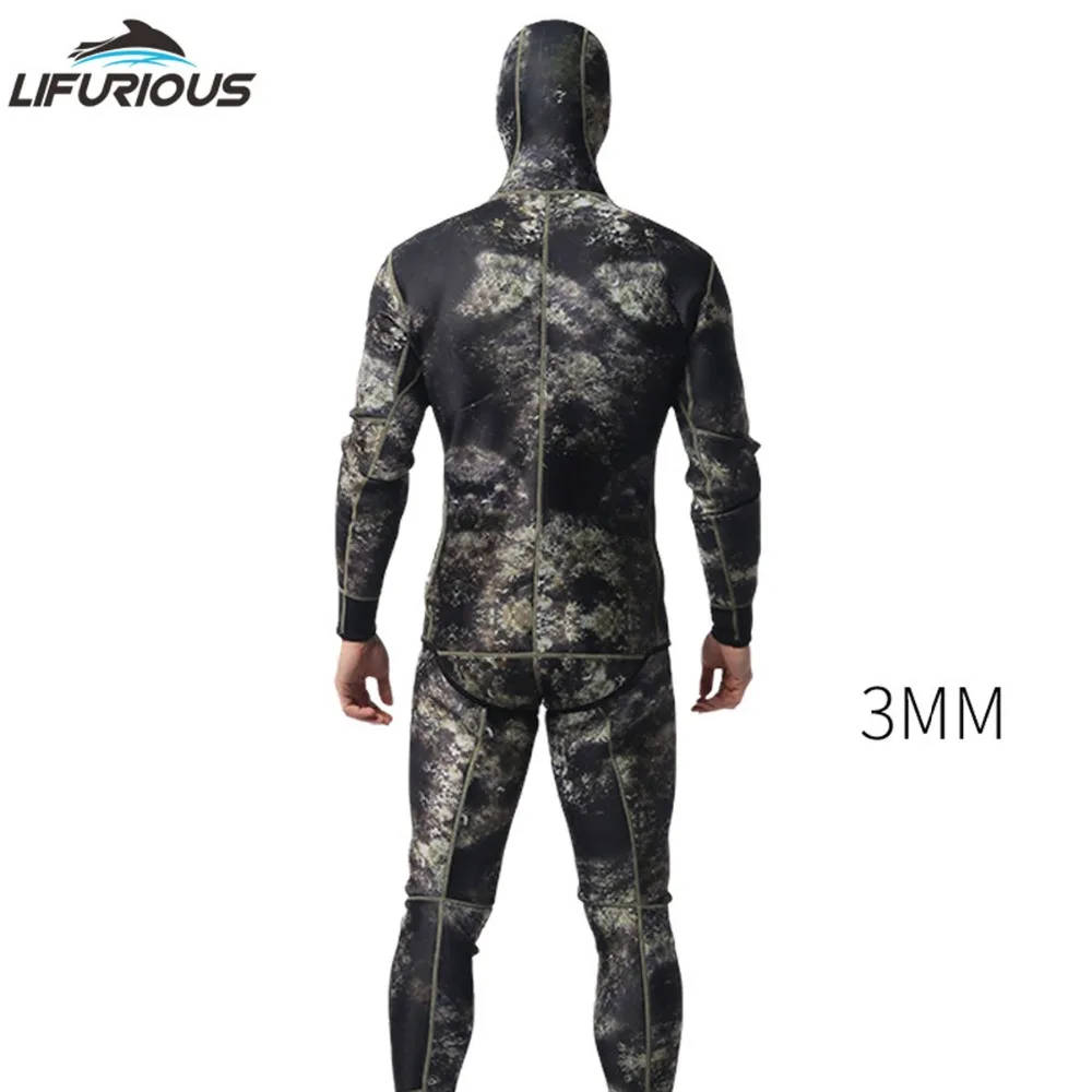 LIFURIOUS Профессиональный 3 мм Плавание Гидрокостюмы мокрого типа Для Мужчин's