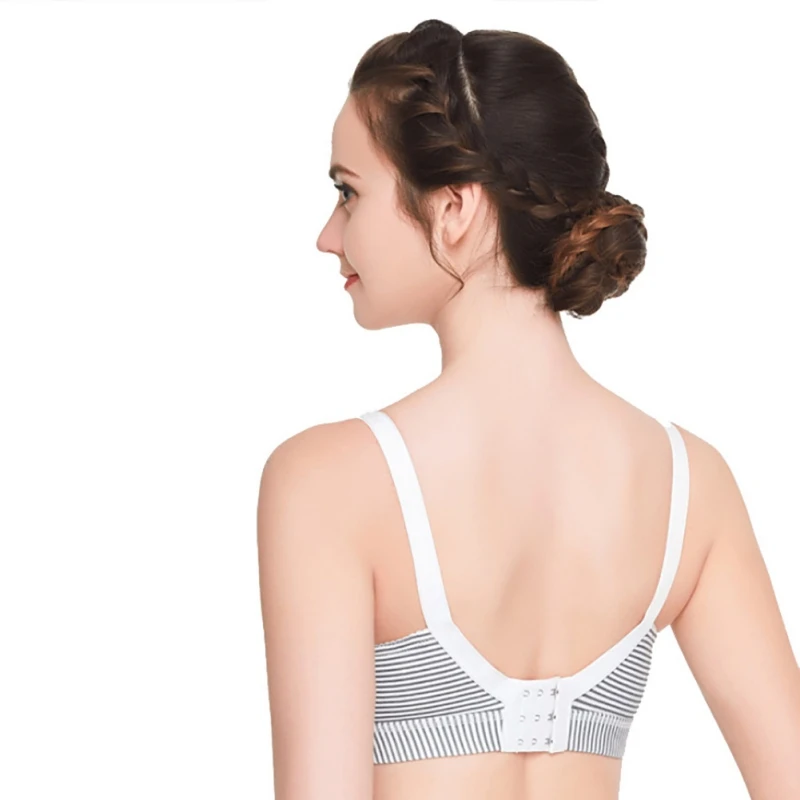 

Women Lingerie Large Size Brassieres Maternity Bras Pregnant Breastfeeding Hot No Rims Front Closure Breast Feeding Bras