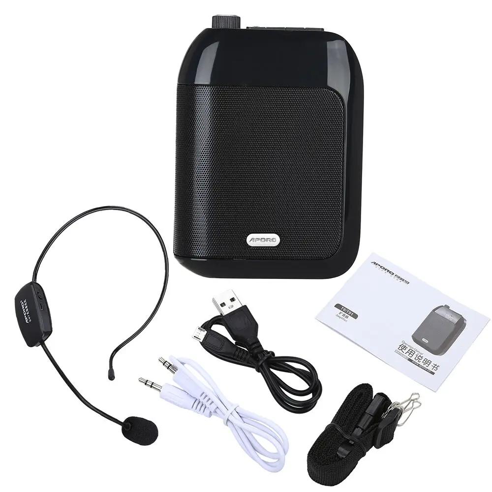 

Megaphone Portable UHF Wireless Speaker 15W Cordless Voice Amplifier Loudspeaker 7.4V Lautsprecher Teacher Microphone Speakers