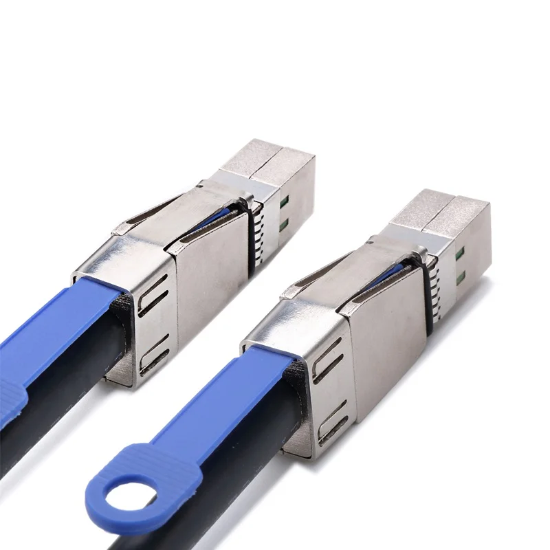 external mini sas 4x hd to mini sas hd sff 8644 to sff 8644 sans digital cable 1m 2m free global shipping