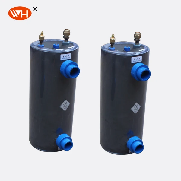 5P Cooling System tube in shell heat exchanger seafood Titan Heat pvc titanium chillers for aquariums | Дом и сад