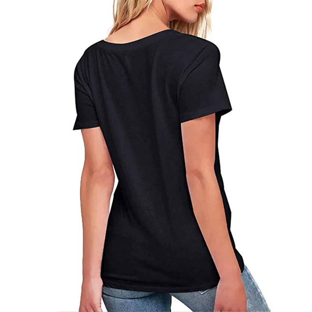 Женская блузка с перекрестными узорами летняя повседневная однотонная туника