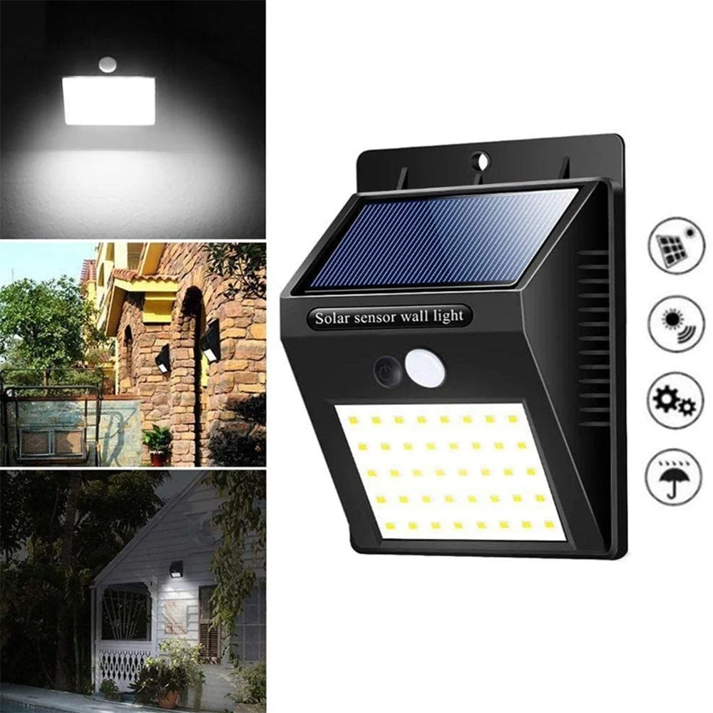 1 шт. настенный светильник на солнечной батарее 40 светодиосветодиодный |