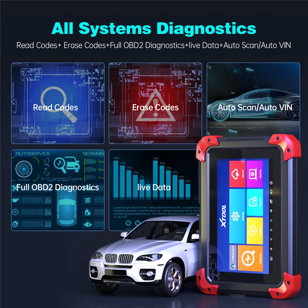 Инструмент для программирования автомобильных ключей XTOOL X100 PAD Plus инструмент