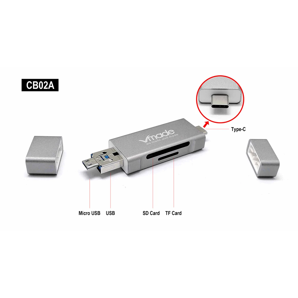 Vmade все в 1 Usb 3 кард-ридер высокоскоростной SD TF Micro Тип C USB карта памяти OTG |