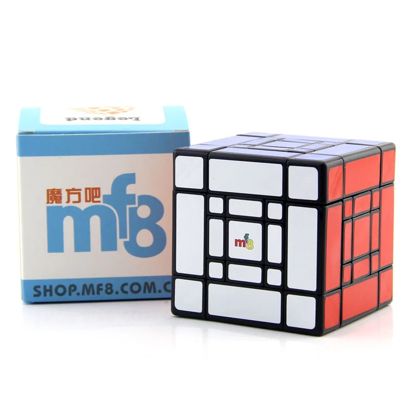 MF8 Doulbe 3x3x3 куб головоломка черная наклейка Cubo волшебные игрушки для детей