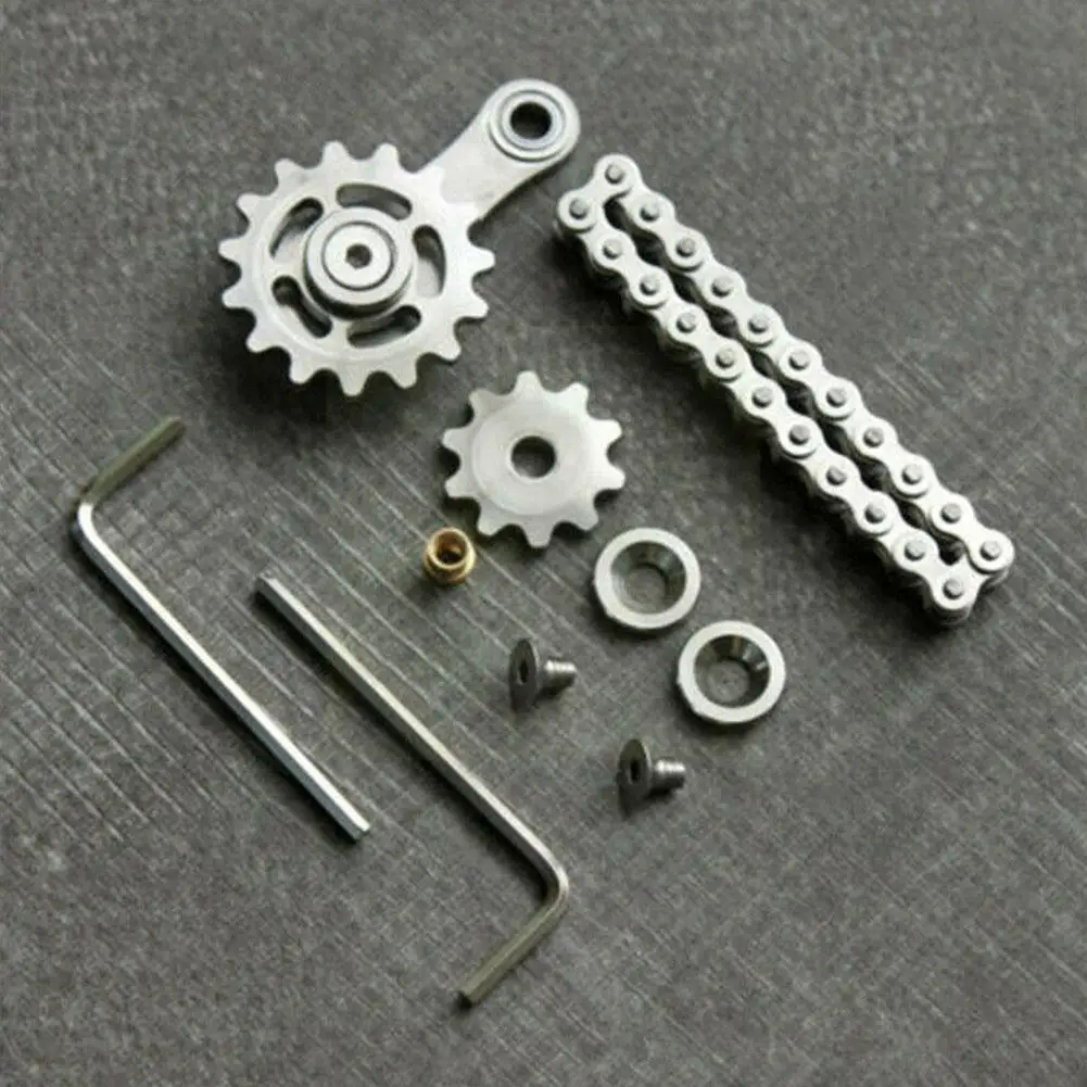 

1 шт. игрушки для пальцев, Гироскопическая звездочка, маховик, цепочка для пальцев для езды на дороге и велосипеде, детские металлические под...