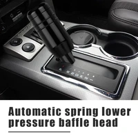 aluminum alloy car gear shift knob refitting spring wear resisting durable automatic transmission shifter lever knob