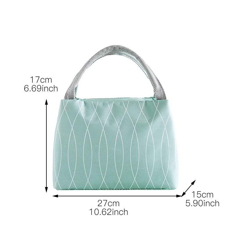

Portable Cute Reusable Lunch Bag Insulated Bags Tote Storage For Bento Cooler Carry Outdoor Picnic Food Organizer Handbag