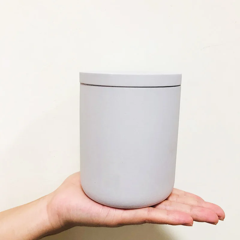 Круглый резервуар для хранения форма бетона с крышкой силиконовая терраццо