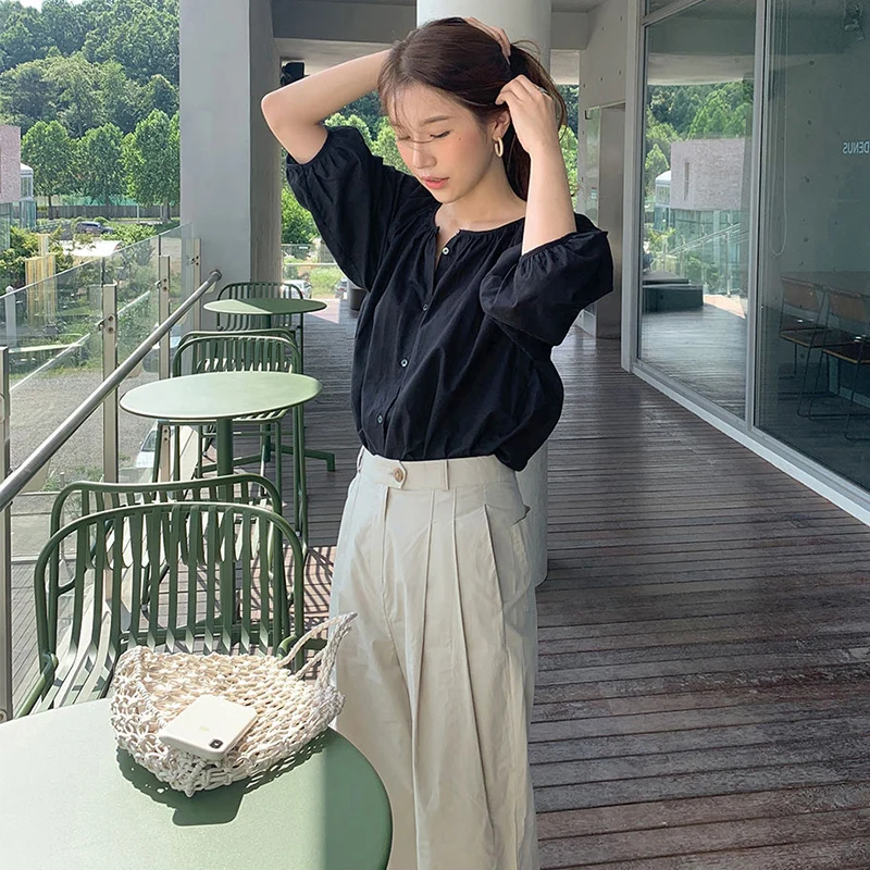 

New Womens Blouses Summer Tops Femme Casual Women Shirt long Sleeve Cotton Girls women Blouse Plus Size Blusas Solid Slim Sexy