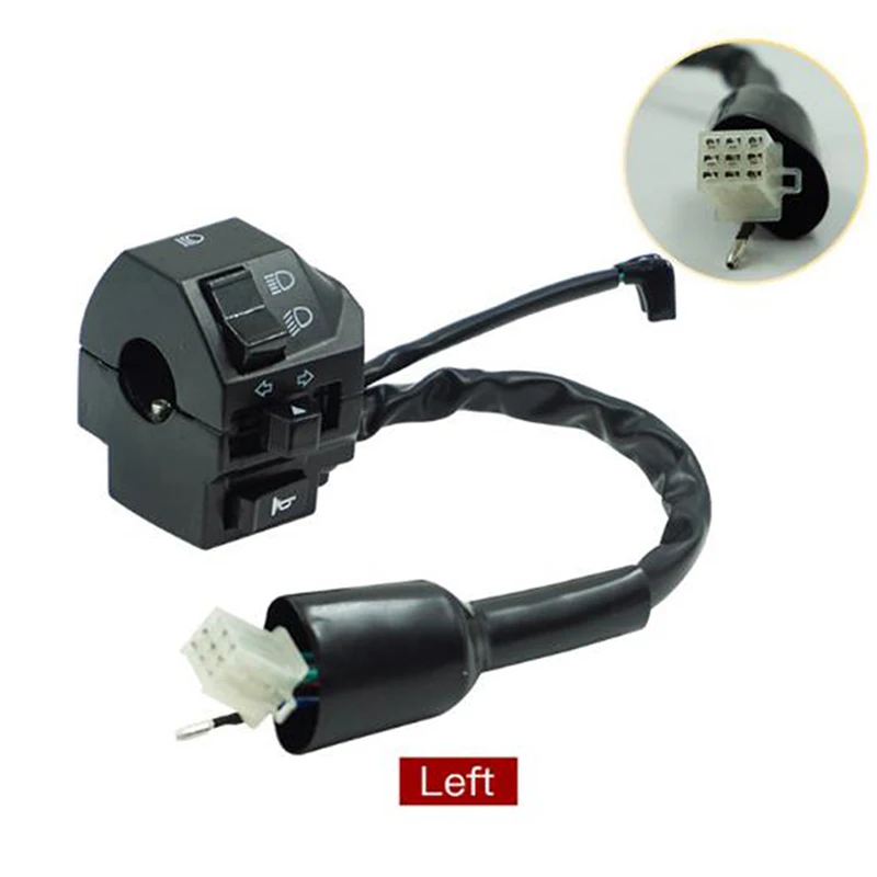 

Universal Bike Motorcycle 22mm 7/8" Handle Bar Switch Gear Control Cafe Racer