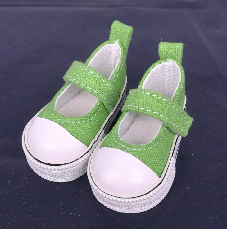 Light green Тильда 6 см игрушка обувь для куклы Paola Reina 32 см, модные кроссовки для кукол, 1/4 Bjd игрушка обувь для Corolle аксессуары для кукол - Цвет: Light green
