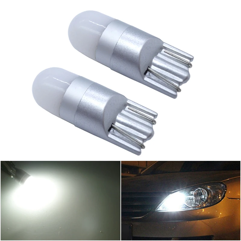 

2PCS W5W Led T10 LED Bulbs Canbus 3030 For Car Parking Position Light Interior Map Dome Lights White License bright 12V