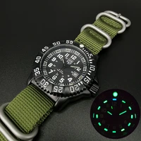 addies men military watches leisure outdoor sports luminous watch multi functional nato nylon waterproof mens quartz watch