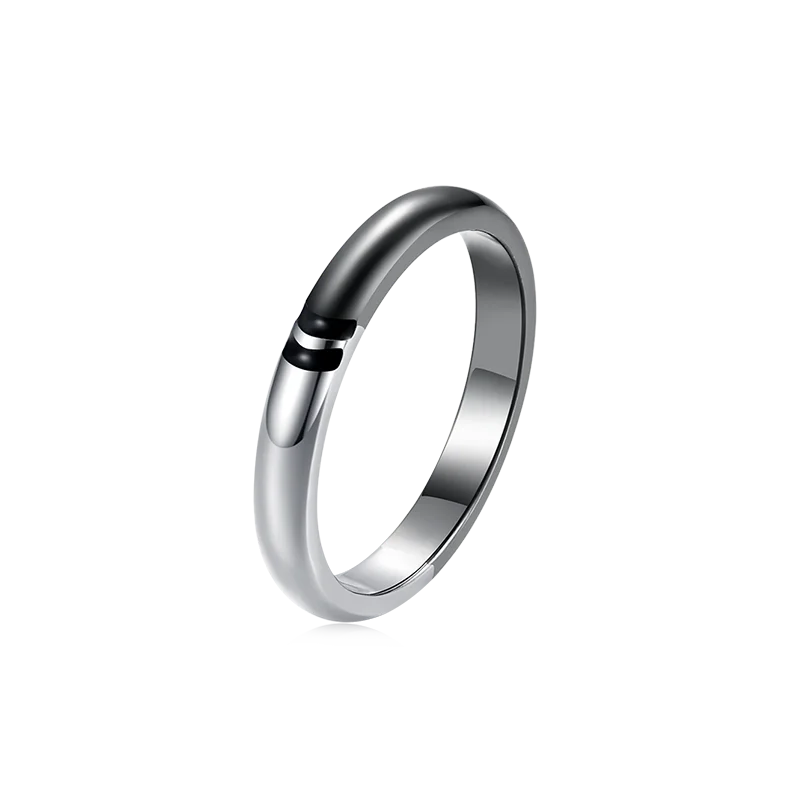 

Brosway CELESTA Series Original Men's Rings Luxury Fashion Charm Simple Silver Black Two-color Titanium Ring Man Jewelry