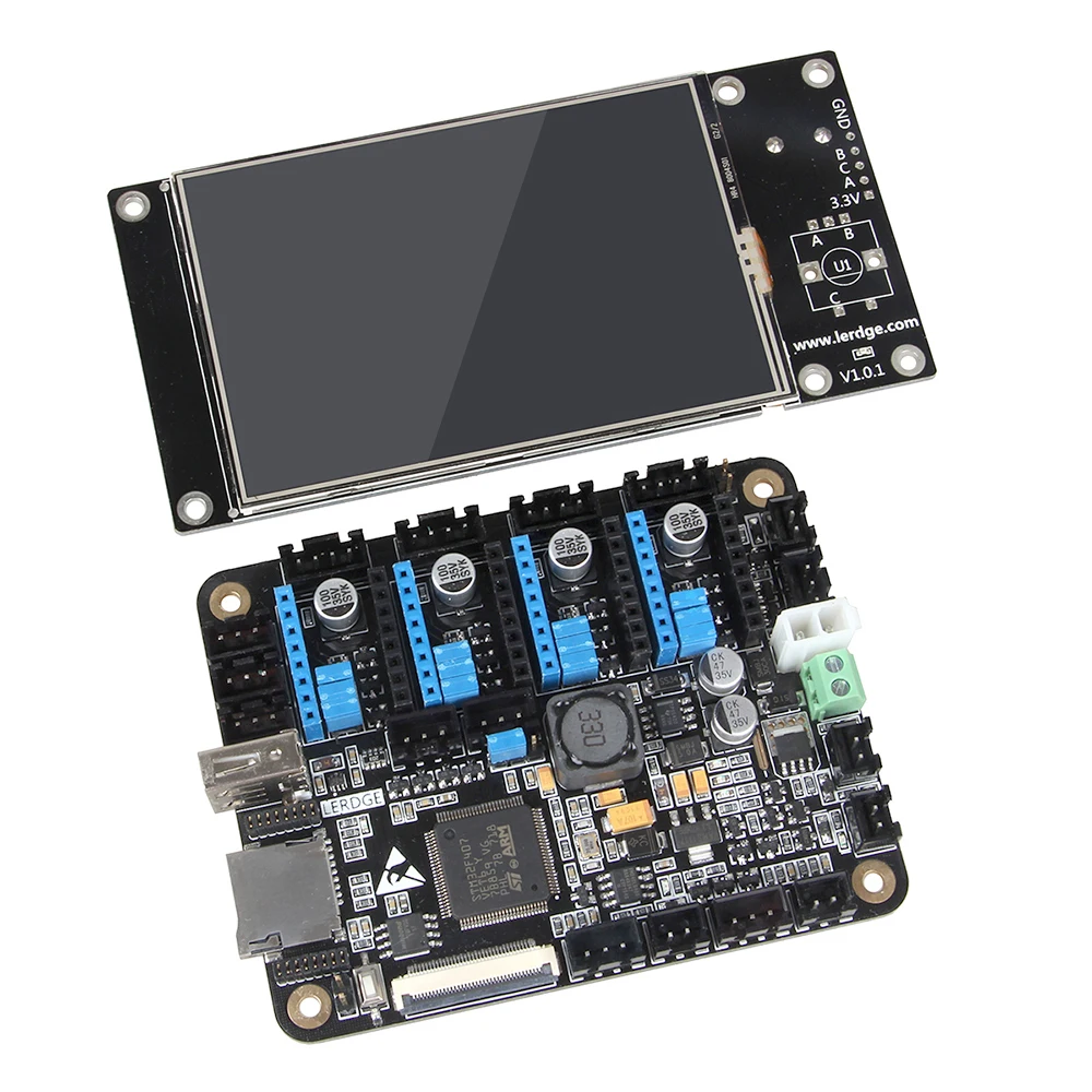 3DSWAY 3D принтеры плата Материнская Lerdge X ARM 32 битный контроллер с 3 5 &quotTFT для
