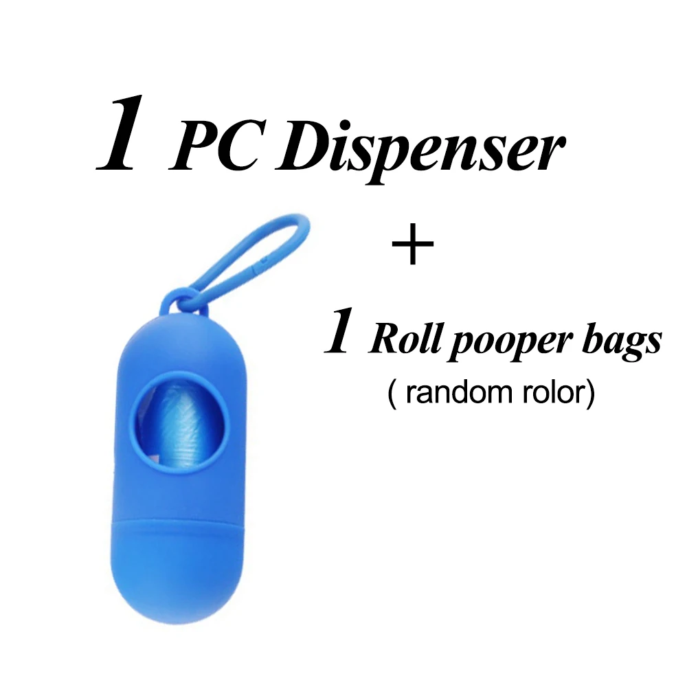 blue-pr0008 Аксессуары для собак Pet Pooper Scooper собака сумка принадлежности для домашних животных переносные мешки для отходов кошка Pooper PG004 - Цвет: blue-pr0008