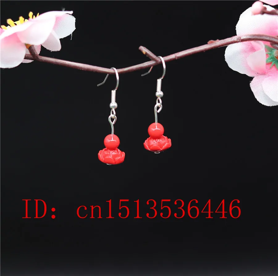 

wholesale Chinese Cinnabar Fox Fish Starfish Earrings DIY Handmade Charm Jewellery Fashion Man Women Luck Gifts Amulet