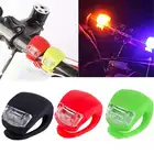 Велосипедный передсветильник, силиконосветодиодный ная головка, переднее и заднее колесо, светильник, водонепроницаемый, Аксессуары для велосипеда, многоцветный велосипедный фонарь