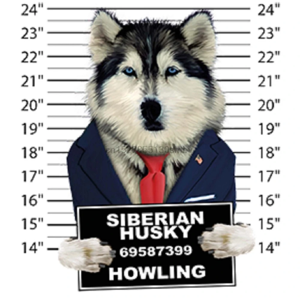 

Siberian Husky Mug Shot Size Youth Small To 6 X Large T Shirt Pick Your Size 2020 New Men Summer O-Neck Custom Design T Shirt