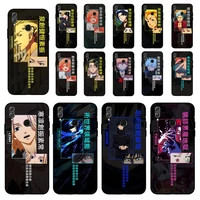 lvtlv japanese anime jujutsu kaisen tokyo revengers phone case for huawei honor 10 i 8x c 5a 20 9 10 30 lite pro voew 10 20 v30