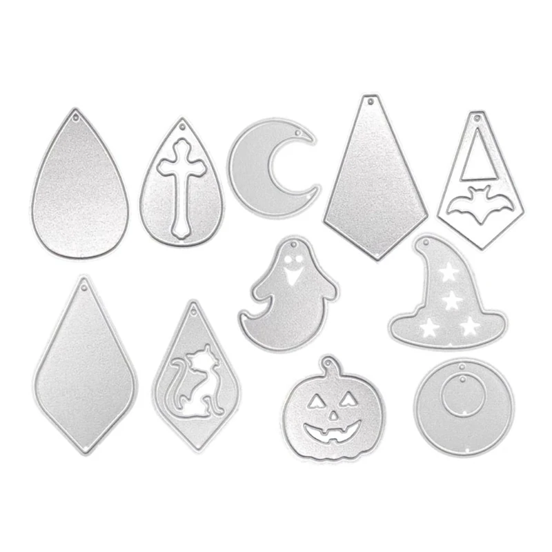 

Halloween Theme Cutting Die Set Durable Carbon Steel Embossing Knife Moulds