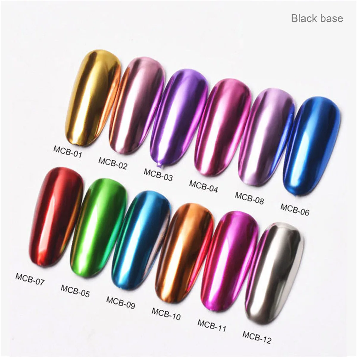 0 5g Волшебный зеркальный эффект блеск для ногтей Nail Art хром блестящий