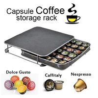2020 coffee rack suitable for three different dolce gusto caff nepresso coffee capsule drawers