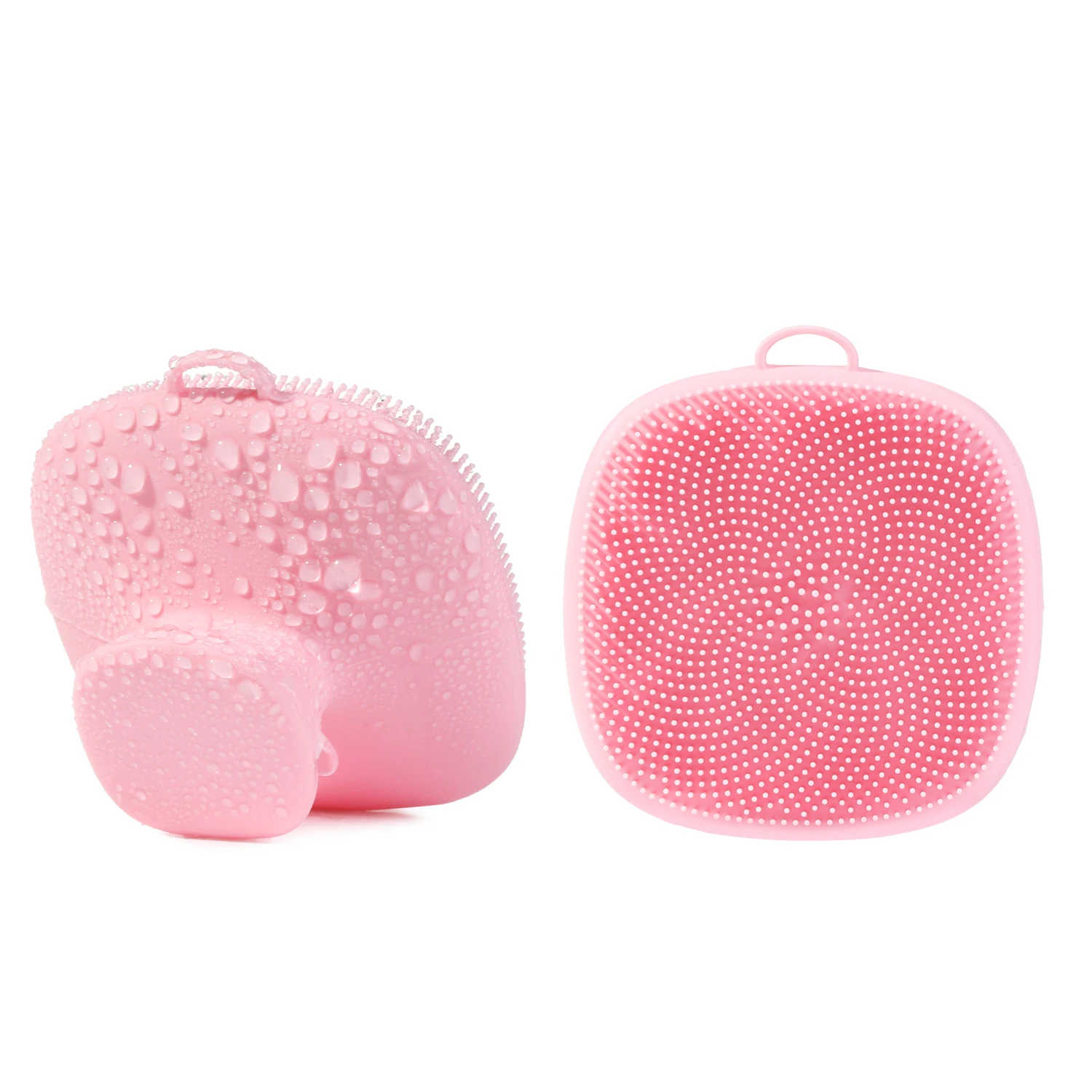 

Massage Scrubber Face Exfoliating Removing Blackhead Skin Care Facial Cleansing Brush Silicone Brush Handheld Anti-Slip
