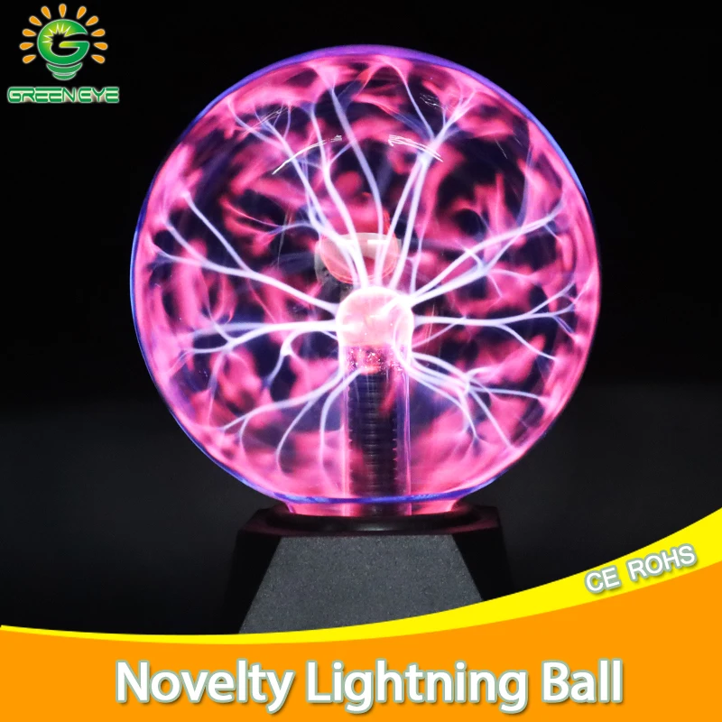 Magic Crystal Plasma Ball Touch led Lamp 3/4/5/6 inch Magic Glass Sphere Novelty led Lighting ball led bulb Plasma Table Lamp