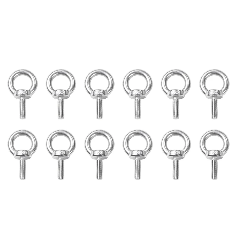 

12Pcs Car Quick Removal Fastener Thumb Roof Screws Accessories Silver Stainless Steel Fit For Suzuki Jimny 2019 2020
