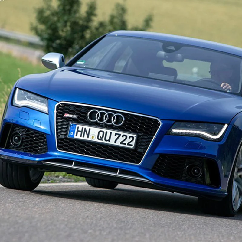 Для Audi A7 RS7 стильная хромированная рама и сборный хромированный передний бампер