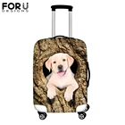 FORUDESIGNS, плотные Защитные чехлы для багажа с рисунком Лабрадора, собаки, защитный чехол, чехол для путешествий, чехол для багажа