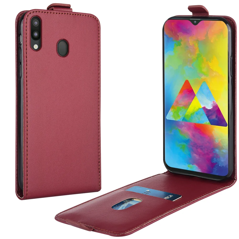 Флип чехол для Samsung Galaxy M20 M205 M205F SM M205FN кожаный телефона|Бамперы| |