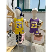 2021 summer boy girl sets children uniform tracksuit set baby sport jerseys kids boys team basketball jersey suit soccer clothes