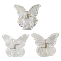 hair clip for womenl transparent butterfly claw clips french design barrettes non slip headwear fashion accessories