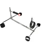 Кожаные наручники в стиле унисекс, ошейник-ножной браслет с оправой шлем-бандаж из нержавеющей стали, фаллоимитатор, собака, рабы, устройства для БДСМ, секс-игрушки