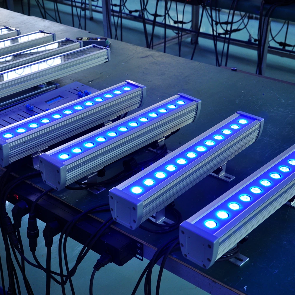 Gigertop 12x3 Вт RGB контройлер с 3IN1 Цвет 500 мм длиной светодиодная настенная лампа