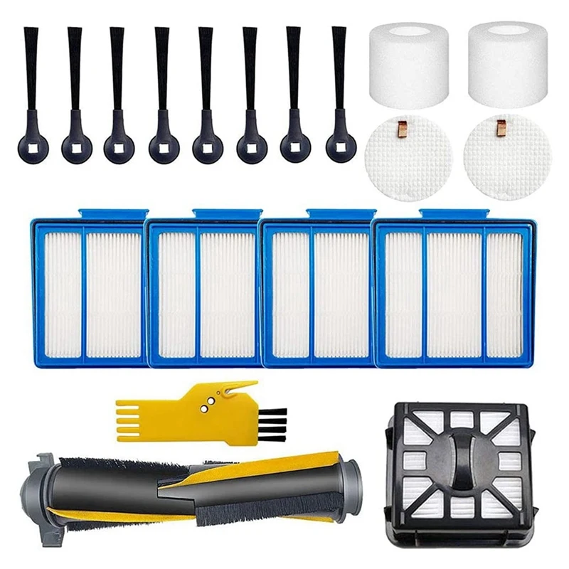 

For Shark IQ Rv101Ae (Rv1001Ae) IQ RV101 (Rv1001) Robot Vacuum Cleaner Filter Main Brush and Side Brush Accessories