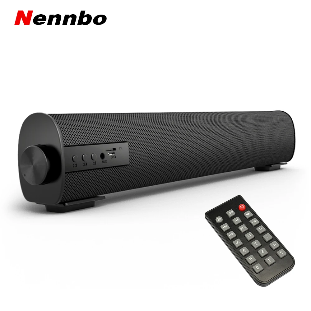 Nennbo домашний кинотеатр 10 Вт Bluetooth Саундбар ТВ AUX оптические Динамики Soundbar бас