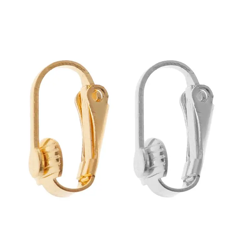 

50Pcs Clip-on Earring Converter DIY Earrings Pierced into Clip on Jewelry Making jewelry accessories