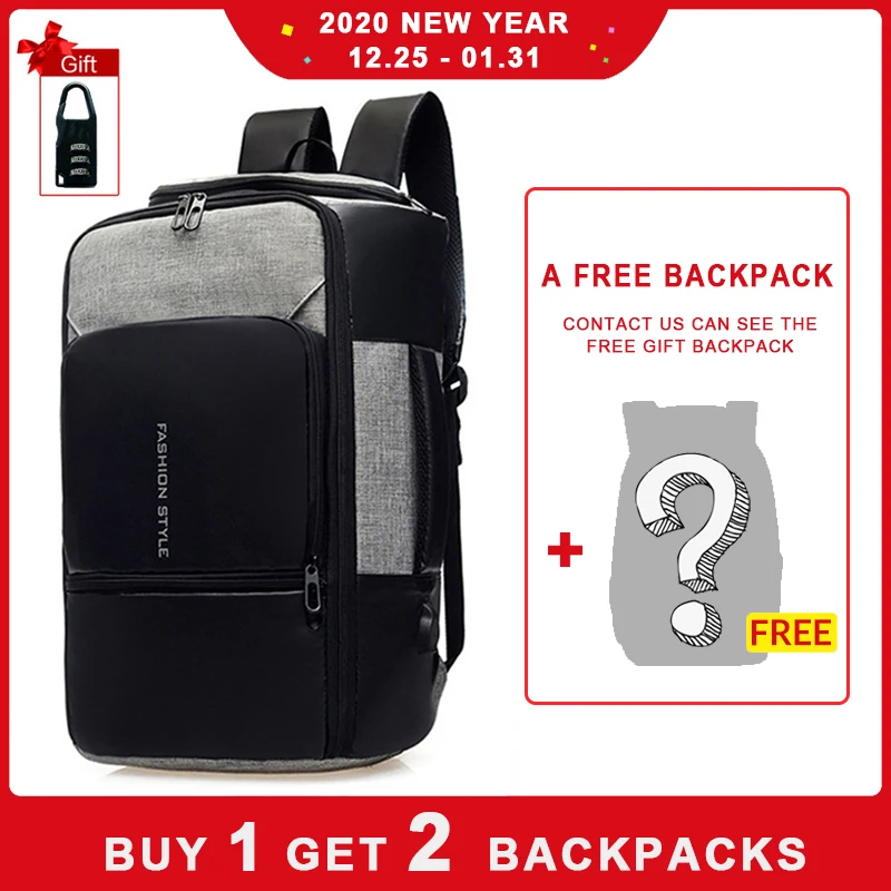 Купить 1 получить 2 рюкзак мужской для ноутбука с защитой от кражи 17 дюймов Сумка