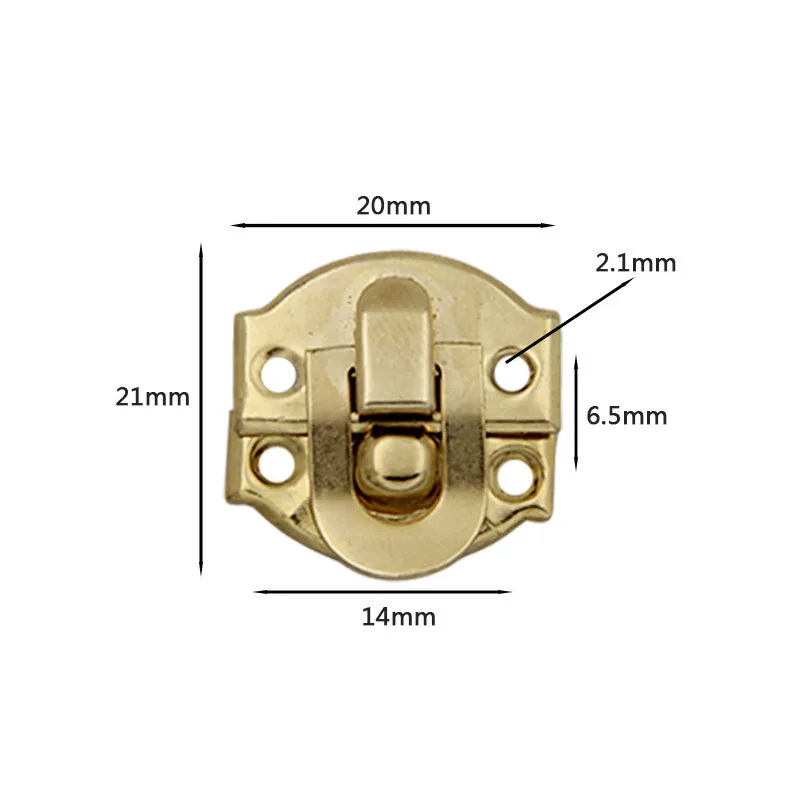 10 шт. антикварные застежки железный замок защелка для шкатулки застежка чемодана