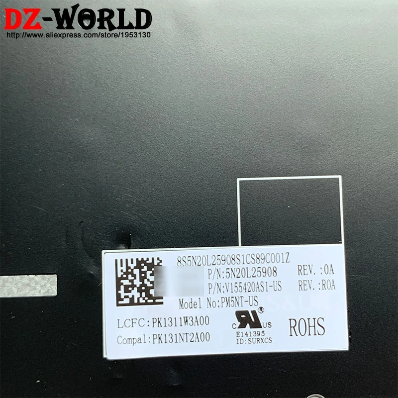 Клавиатура с английской раскладкой США для ноутбуков Lenovo Ideapad 110-15 110-17 IKB ISK ACL