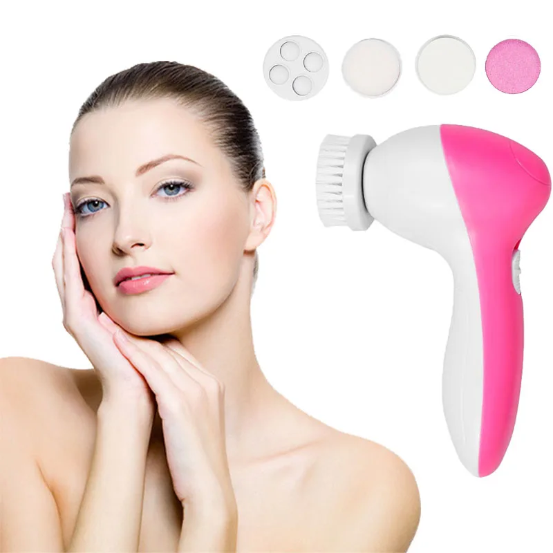 Инструмент для глубокого мытья лица 5 в 1 электронный косметический инструмент
