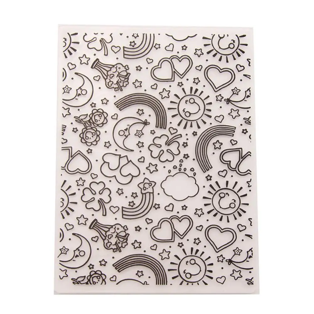 Пластиковый с тиснением папка шаблон DIY альбом для скрапбукинга декор помощью