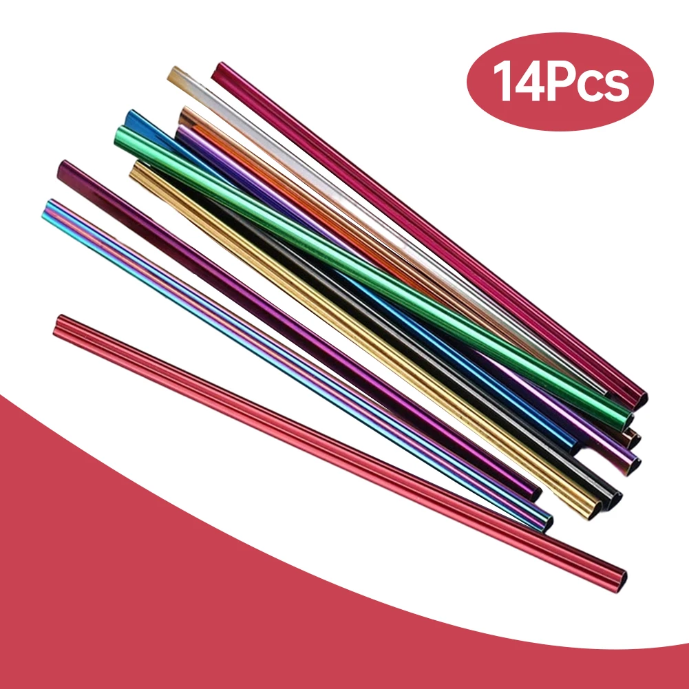 

Stainless Steel Reusable Heart-Shaped High Quality Straws Colorful Drinking Straw For Cold Drinks,Cocktails Party Bar Accessory