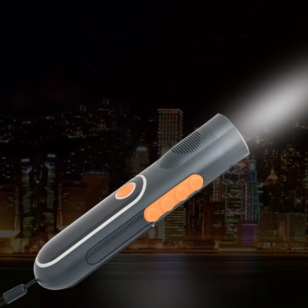 Ручной фонарь-генератор многофункциональный наружный фонарик портативный