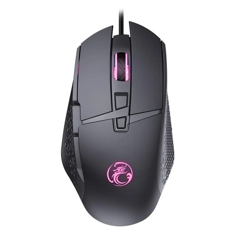 Игровая мышь IMICE T91 с регулируемым DPI, совместимая компьютерная мышь из АБС, двойной щелчок, кнопка стрельбы, уменьшает усталость пальцев